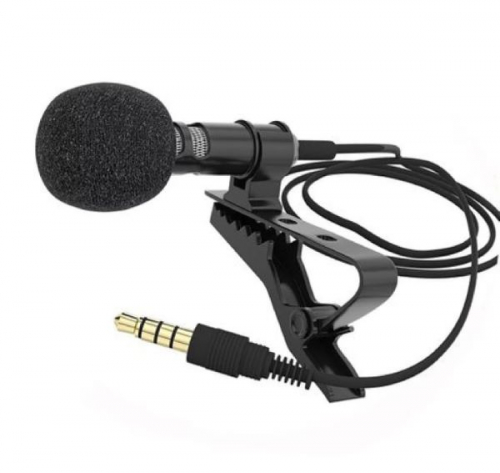 Candc U1 Professional Lavalier Microphone – Wired Clip-On Condenser Mic for Clear Audio Recording